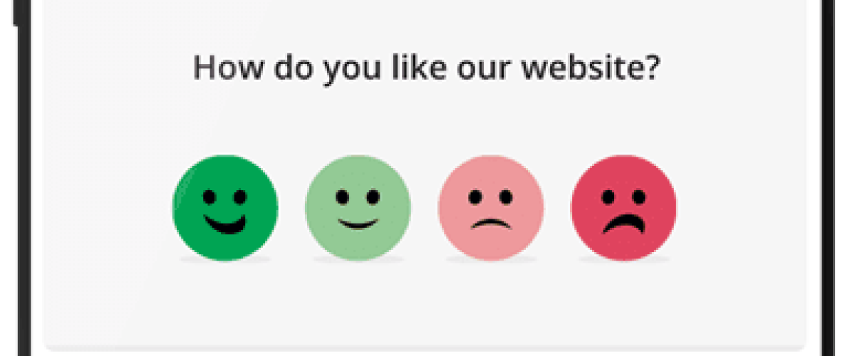 HappyOrNot Smiley Digital embedded into website